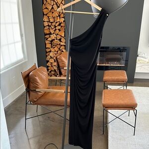 Zara Black Asymmetrical Dress